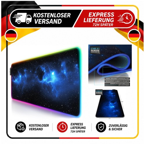 Titanwolf rgb gaming mauspad - titanwolf,