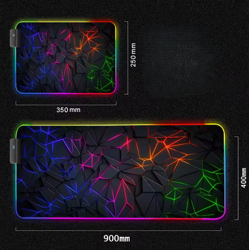 Rgb mauspad beleuchtet - xl,