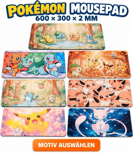 Pokémon gaming mauspad - pokémon,
