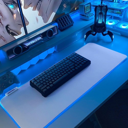 Jmiyav weiß rgb gaming - weiß,