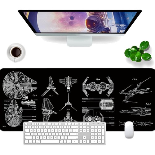 Schwarz mauspad gaming - schwarz,