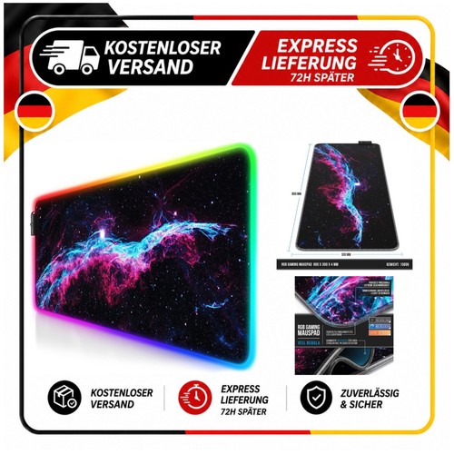 Titanwolf rgb gaming - titanwolf, mauspad
